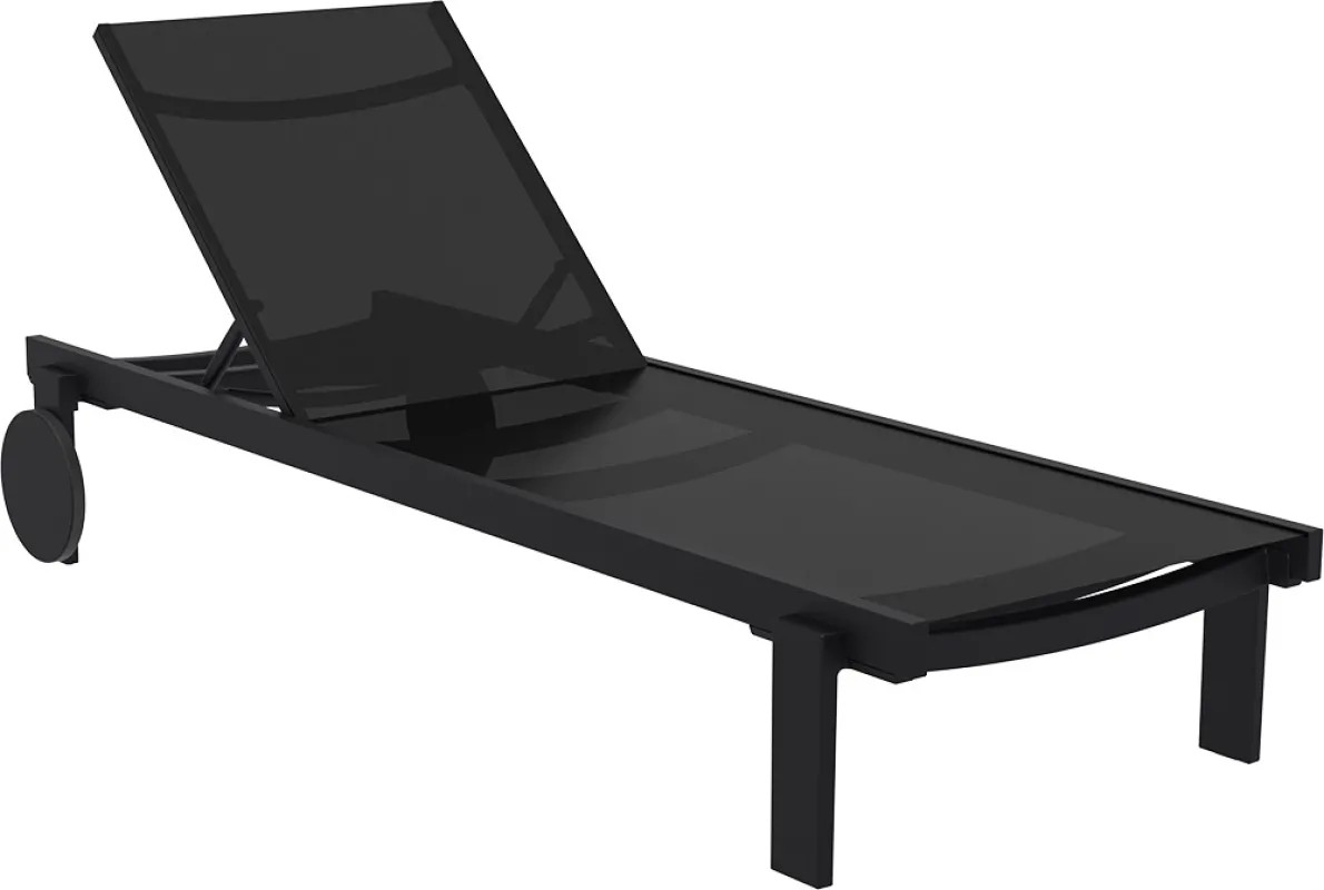 Leżak Aquajoy Casablanca, czarny