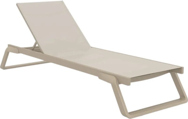 Leżak Aquaviva Tropic, szaro-brązowy