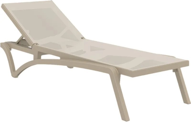 Leżak Aquaviva Pacific, szaro-brązowy