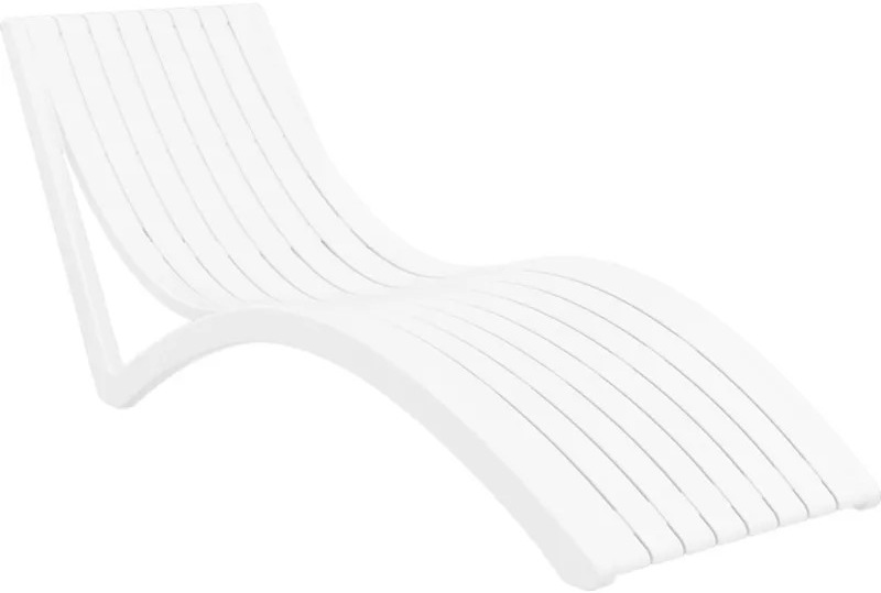 Leżak Aquaviva Slim, biały