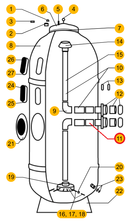 Adapter z gwintem zewnętrznym Aquaviva AP 