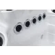 Jacuzzi z hydromasażem Passion Spas Activity 2 Deep (549x226x152 cm), srebrno-biały