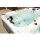 Jacuzzi z hydromasażem Passion Spas Fitness 1 Deep (400x228x152 cm), srebrno-biały