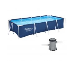 Basen stelażowy Bestway 56424 (400x211x81 cm) z filtrem wkładowym