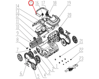 Zestaw uchwytów do odkurzacza Wybotics WY200, (Nr15 B.WYBOT S1.08.001)