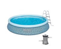Basen rozporowy Bestway 57372 (457х107 cm) z filtrem wkładowym i drabinką