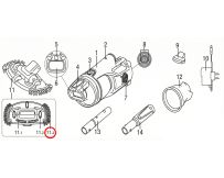 Zestaw szczotek bocznych Kokido do odkurzacza EV 30 (lewa, prawa)