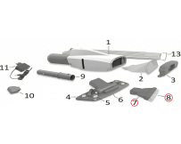 Płaska nakładka ze szczotką Kokido do odkurzacza Telsa EV15