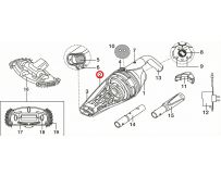 Obudowa przezroczysta do filtra Kokido do odkurzacza Telsa EV50