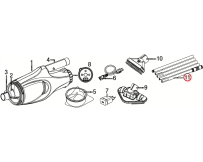 Rura teleskopowa Kokido do odkurzacza Telsa EV05, 3х40 cm