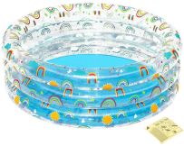Basen dmuchany dla dzieci Bestway 51048 (170x53 cm) Tęcza