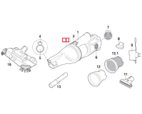 Nakładka do szczotki Kokido do odkurzacza Voltera EV35 (pojemnik przezroczysty)
