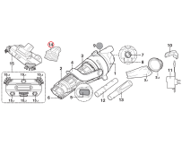Szczotka narożna do nakładki Kokido do odkurzacza Voltera EV56