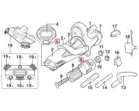 Nisza do wkładu Kokido do odkurzacza Voltera EV60 (EV60ASM02)