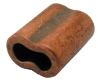 Zacisk do liny Golfinho E522 (4 mm), miedziany
