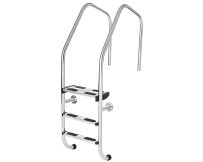 Drabinka do basenu Flexinox Overflow Special (3 stopnie), AISI-316L