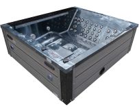 Jacuzzi z hydromasażem Aquajoy Venice (215х190х70 cm), ciemny opal, z głośnikami i podświetleniem LED
