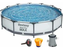 Basen stelażowy Bestway 56416 (366x76 cm) z filtrem wkładowym, termometrem i dozownikiem w zestawie