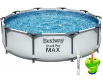 Basen stelażowy Bestway 56406 (305х76 cm) z termometrem i dozownikiem w zestawie