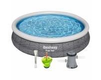 Basen rozporowy Bestway 57445 (366x76 cm) z filtrem wkładowym, termometrem i dozownikiem w zestawie