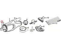 Nakładka do szczotki Kokido do odkurzacza Telsa EV05 (pojemnik przezroczysty)