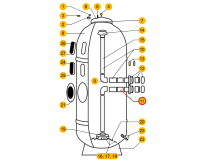 Adapter z gwintem zewnętrznym Aquaviva AP