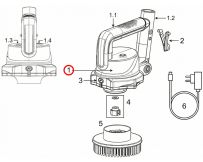 Blok silnika z akumulatorem Kokido SCRUBBY