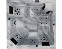 Jacuzzi z hydromasażem Aquajoy Monaco Odyssey (220х220х90 cm), z głośnikami i podświetleniem LED