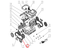 Pasek do odkurzacza Wybotics WY200, (Nr4 S.WY3312Pro.14.006)