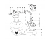 Kolektor 89033603 z rurą do filtrów Emaux FSU