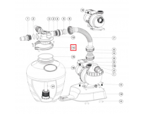 Obejma mocująca (89033602) do filtru Emaux serii FSU