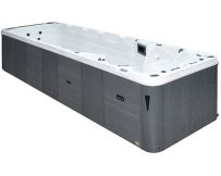 Jacuzzi z hydromasażem Passion Spas Aquatic 6 (780x228x155 cm), srebrno-biały