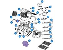 Pokrywa górna do odkurzacza Aquaviva Black Pearl 7310 ciemnoszara