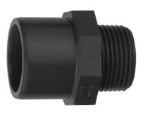 Podwójny adapter PVC Astore z gwintem zewnętrznym