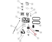 Zestaw koła napędowego do robota odkurzającego Fairland X30-X80