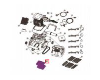 Dodatkowy filtr cząsteczek drobnych do odkurzacza Aquaviva Black Pearl 7310 (71170), 1 szt.
