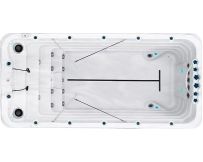 Jacuzzi z hydromasażem Passion Spas Fitness 2 Deep (500x228x152 cm), srebrno-biały