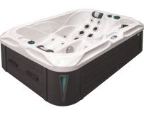 Jacuzzi z hydromasażem Passion Spas Indulgence (214х143х63 cm), srebrno-biały, obniżka