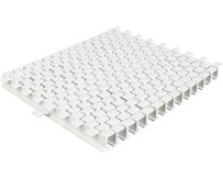 Kratka przelewowa do basenu Aquaviva KP HKE12 Square z połączeniem centralnym 245x22 mm (biała)