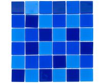 Mozaika szklana Aquaviva Cristall Dark Blue (48 mm)