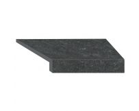 Narożny element typu L płytki basenowej brzegowej Aquaviva Stellar Dark Grey, 600x345x50 (20) mm (prawy/45°)