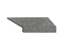Narożny element typu L płytki basenowej brzegowej Aquaviva Stellar Grey, 600x345x50 (20) mm (prawy/45°)
