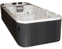 Jacuzzi z hydromasażem Passion Spas Aquatic 3 (580x224x126 cm), srebrno-biały
