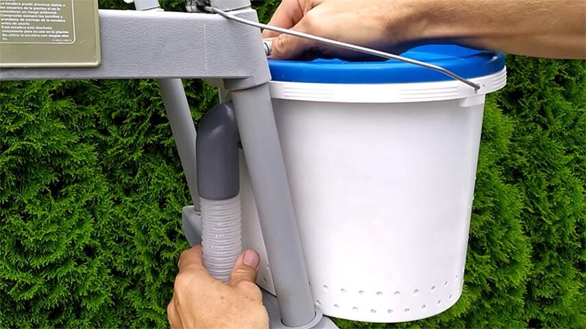 Podłączenie filtra do pompy