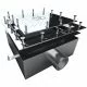 Gejzer powietrzny Aquaviva AISI 304 (300х300 mm) do basenu foliowego 2", kwadratowy