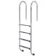 Drabinka do basenu Flexinox Muro Electropolished (4 stopnie), AISI-316L