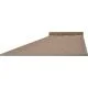 Narożny element typu L płytki basenowej brzegowej Aquaviva Dusk Cream, 600x345x50 (20) mm (prawy/45°)