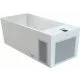Wanna do morsowania Aquajoy All-In (195x90x71 cm), White Acrylic