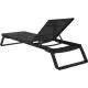 Leżak Aquajoy Tropic, czarny