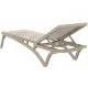 Leżak Aquajoy Pacific, szaro-brązowy